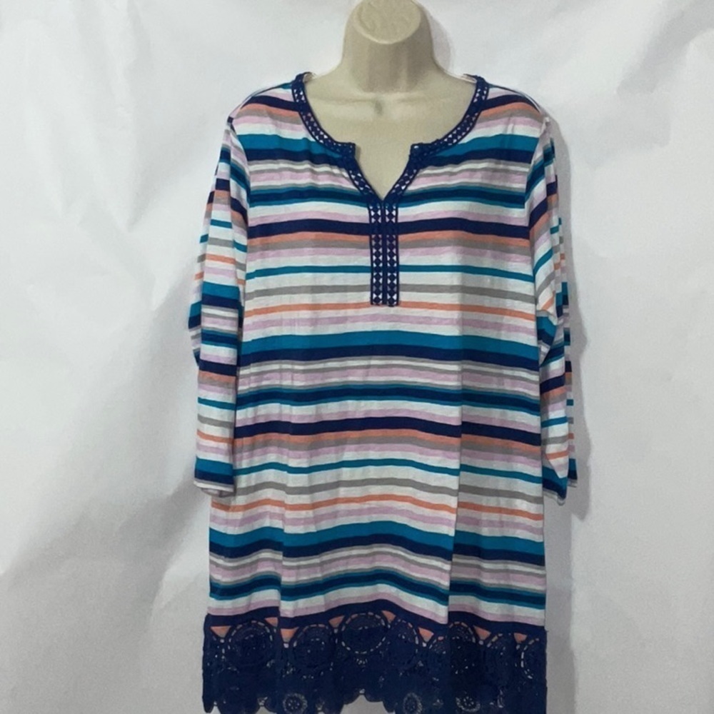 ☀️Lands’ End, Tunic Blouse, Size 1X